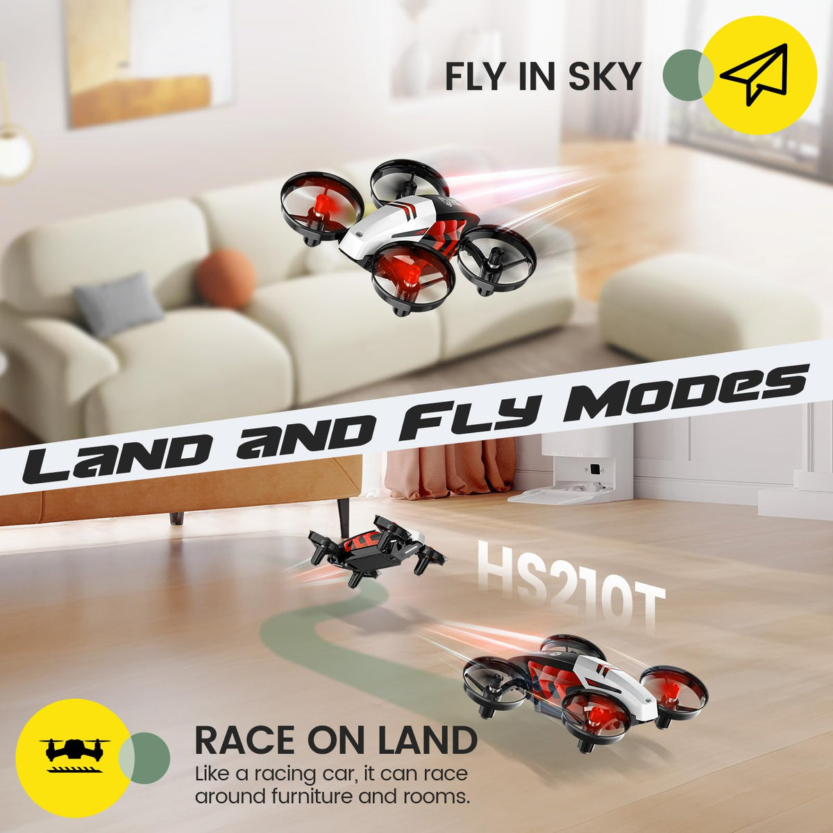 Mini Indoor RC Quadcopter with 3D Flip U4561