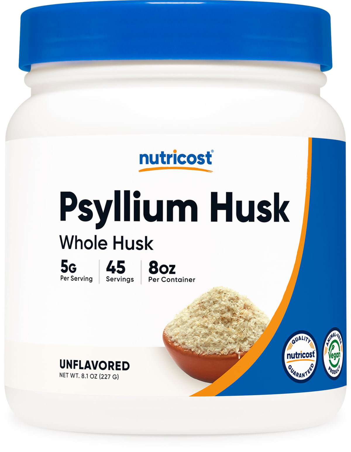 Psyllium Whole Husk Powder 8.1oz Gluten Free Non-GMO P320390