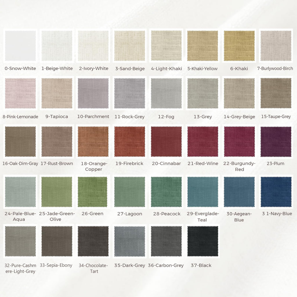 Linen Pinch Pleated Blackout Curtain 1 Panel R732036