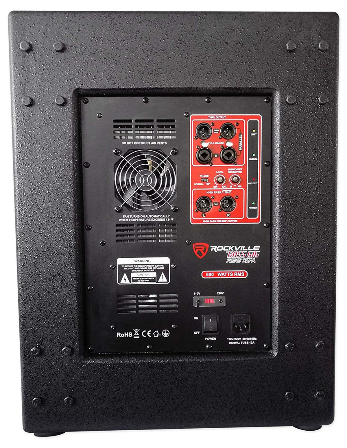 15" 2400W Powered PA Subwoofer I107880