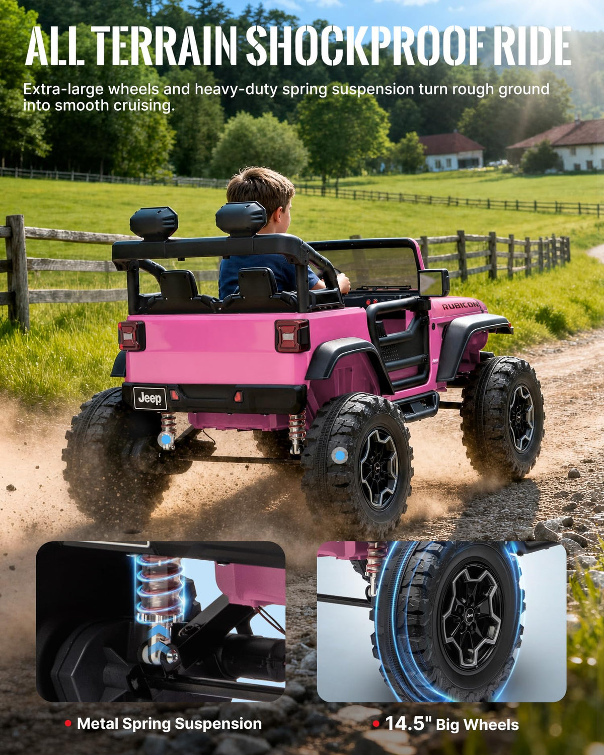 24V 2 Seater Ride on Car with Remote Control D764