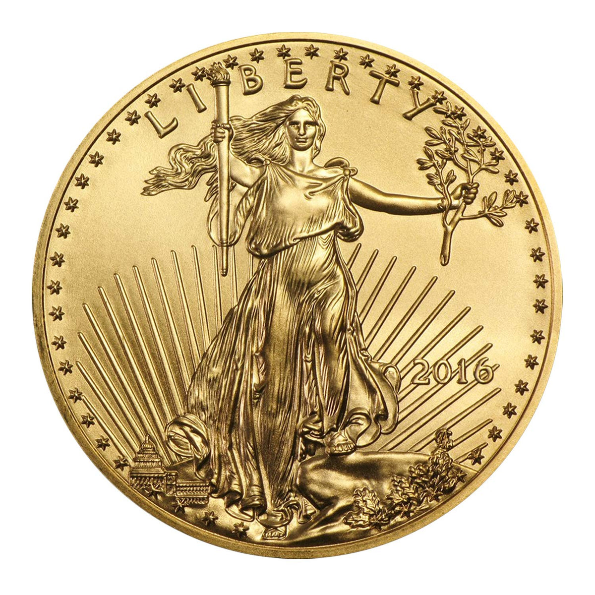 1/4 oz Gold American Eagle Coin Brilliant Uncirculated E368417
