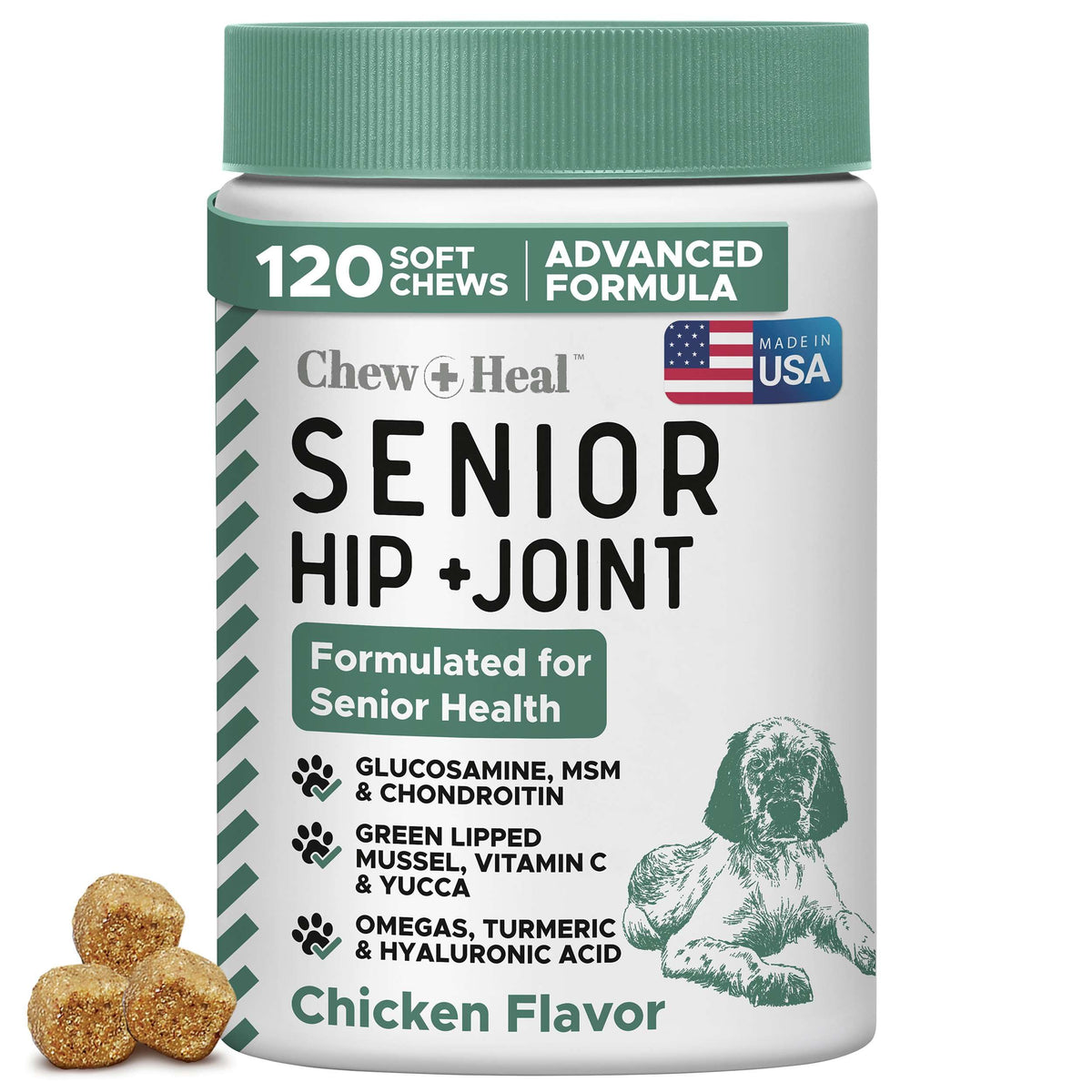 Glucosamine Hip and Joint Supplement 120 Chews E579541