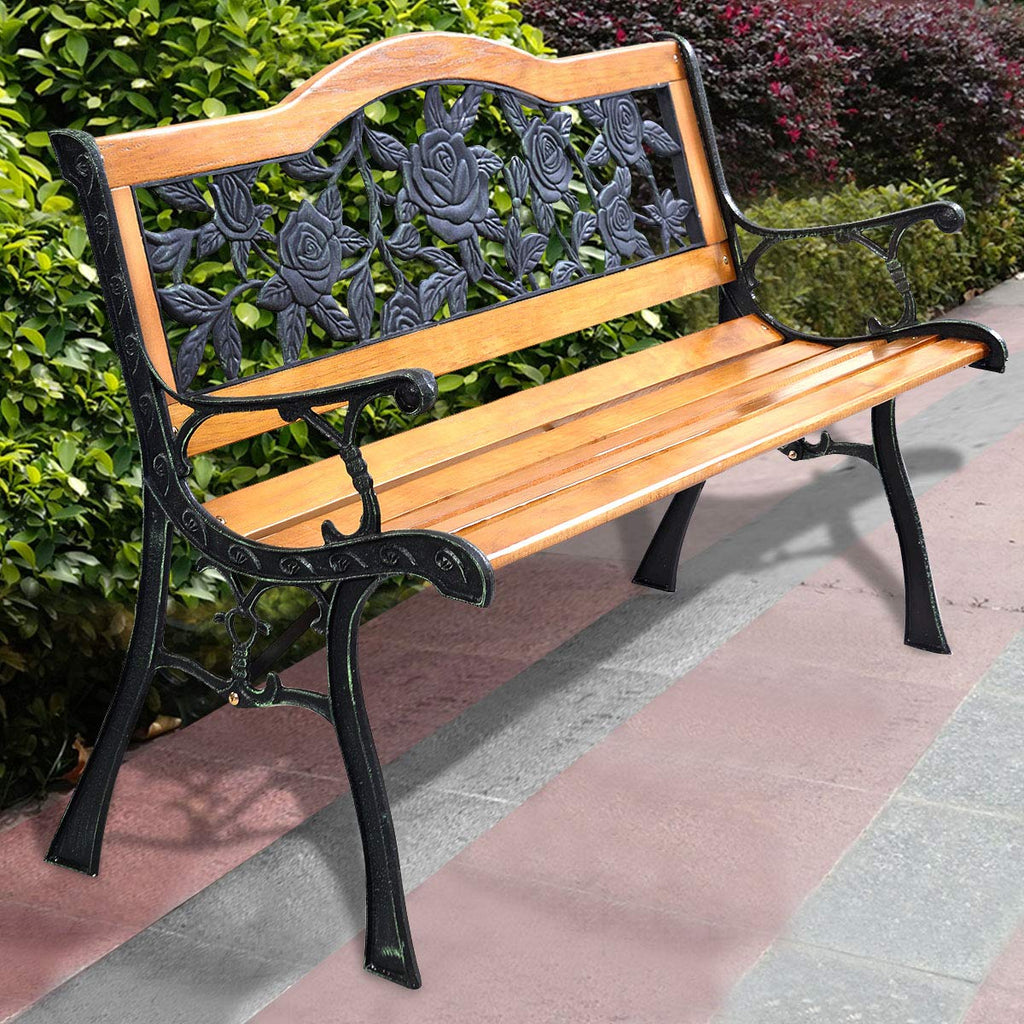 50 Inch Hardwood Frame Patio Bench X16588