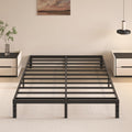 Queen Size Bed Frame No Box Spring Needed J6781