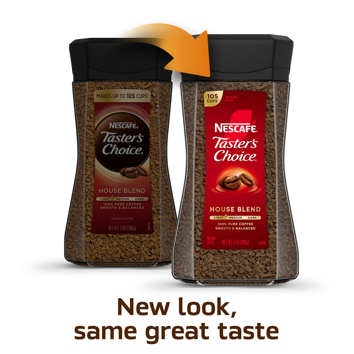 Instant Coffee Light Medium Roast 2 Jars 7 Oz Each B74941
