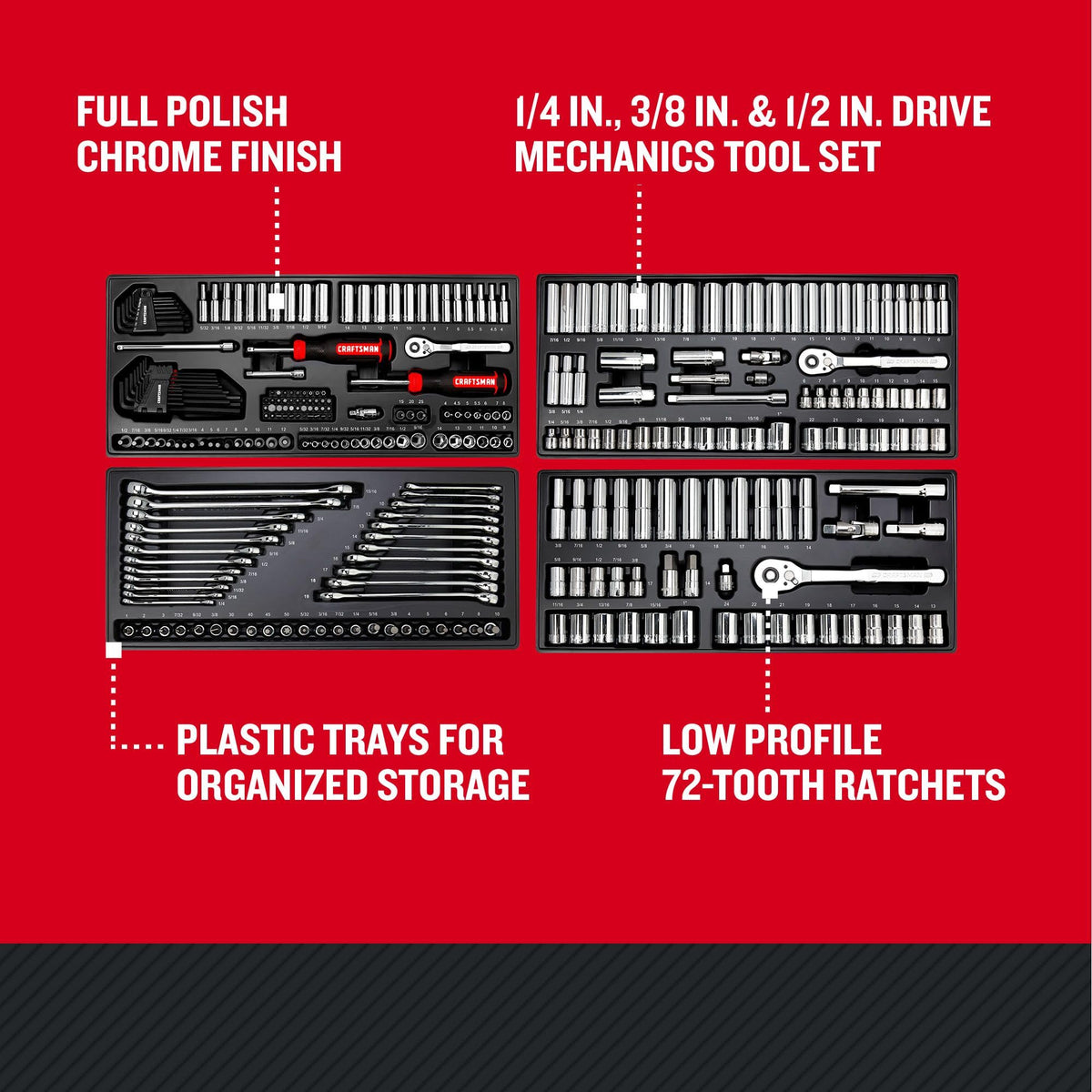 308 Piece Mechanics Tool Set K40104