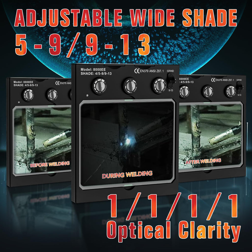 Auto Darkening True Color Welding Lens E959