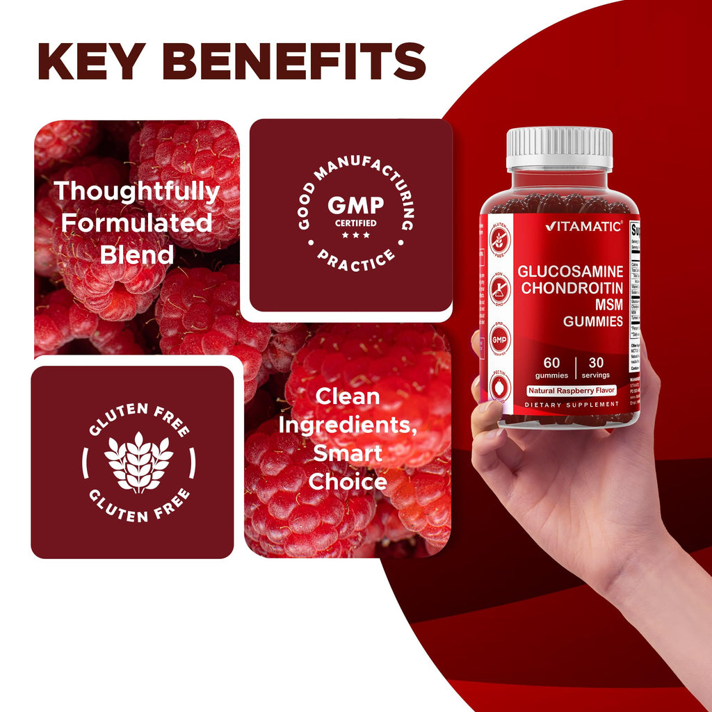 Glucosamine Chondroitin with MSM 60 Gummies 2 Pack F742554