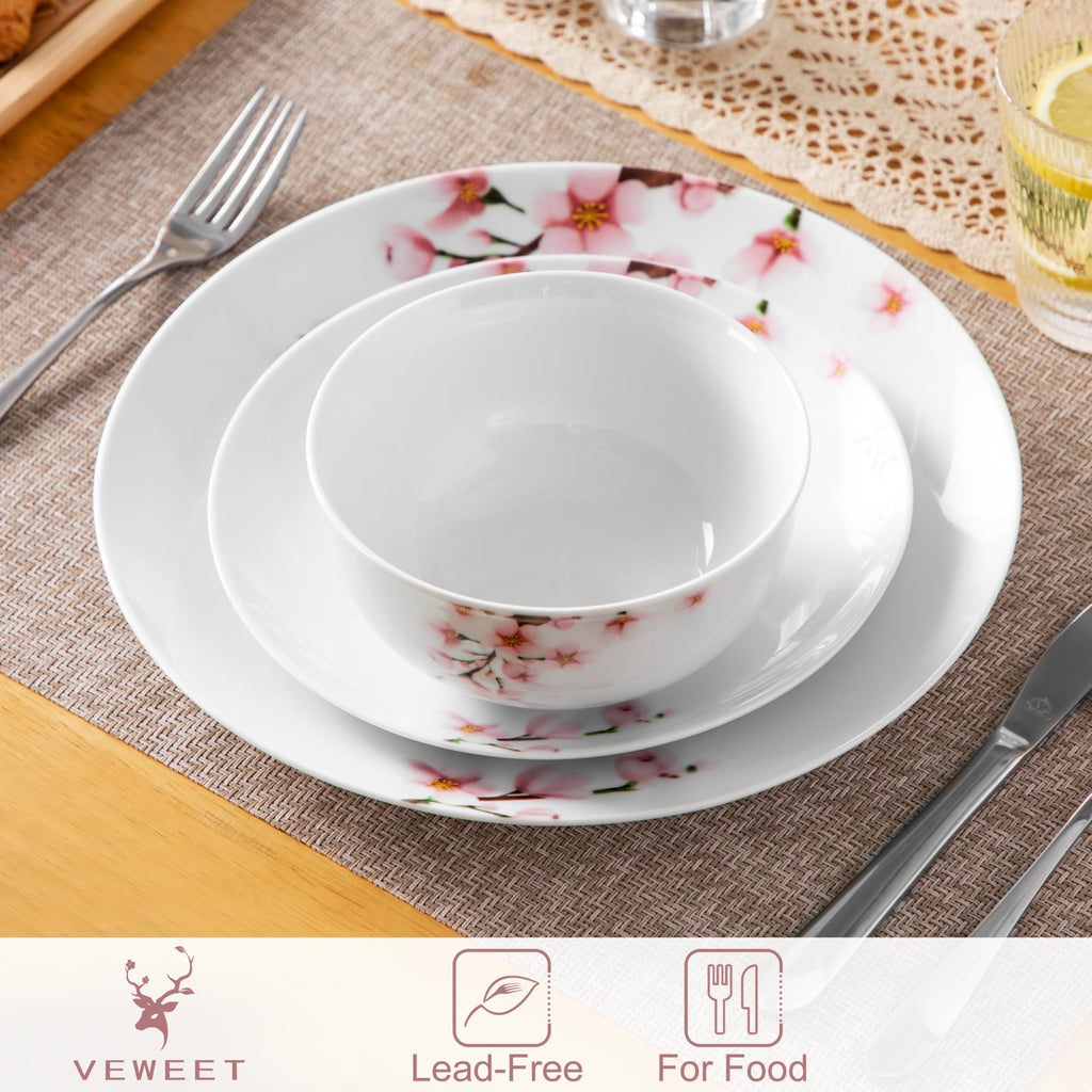 Porcelain 12 Piece Dinnerware Set E3301