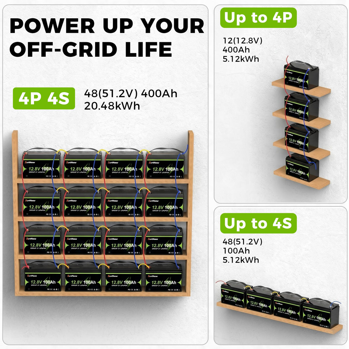12V 100Ah LiFePO4 Battery Group 31 L78926