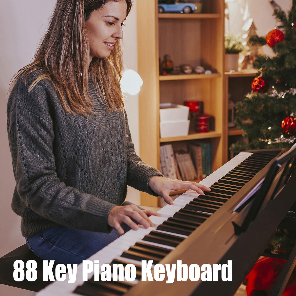 88 Key Digital Piano with Semi Weighted Keys H13201