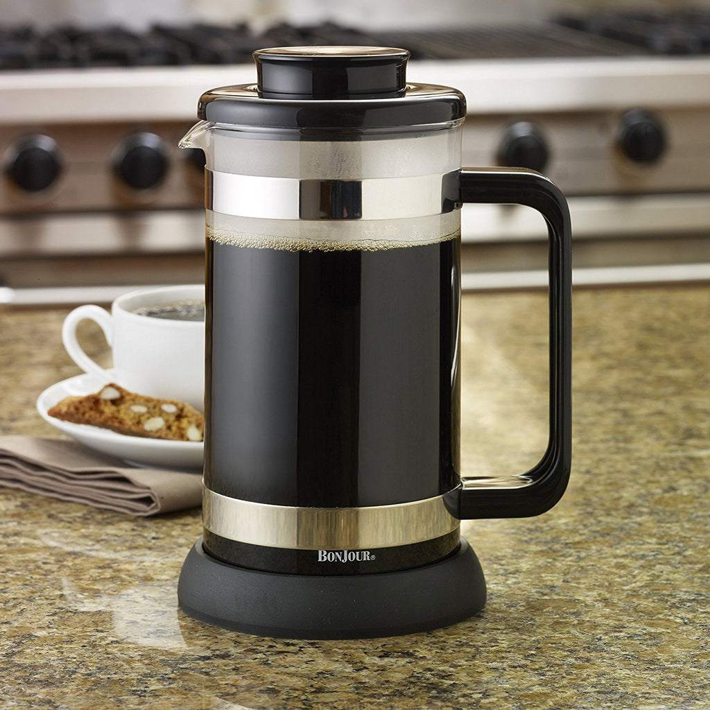 Borosilicate Glass French Press with Coaster & Scoop, 33.8-Ounce I992827