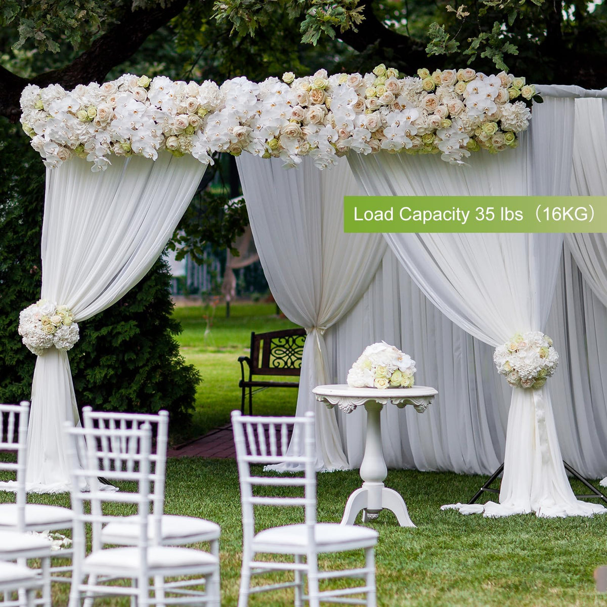 10x10Ft Heavy Duty Adjustable Backdrop Stand D676