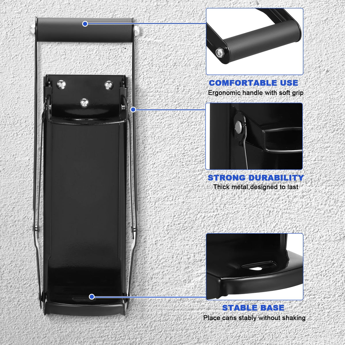 Stainless Steel Wall Mounted Can Crusher H127