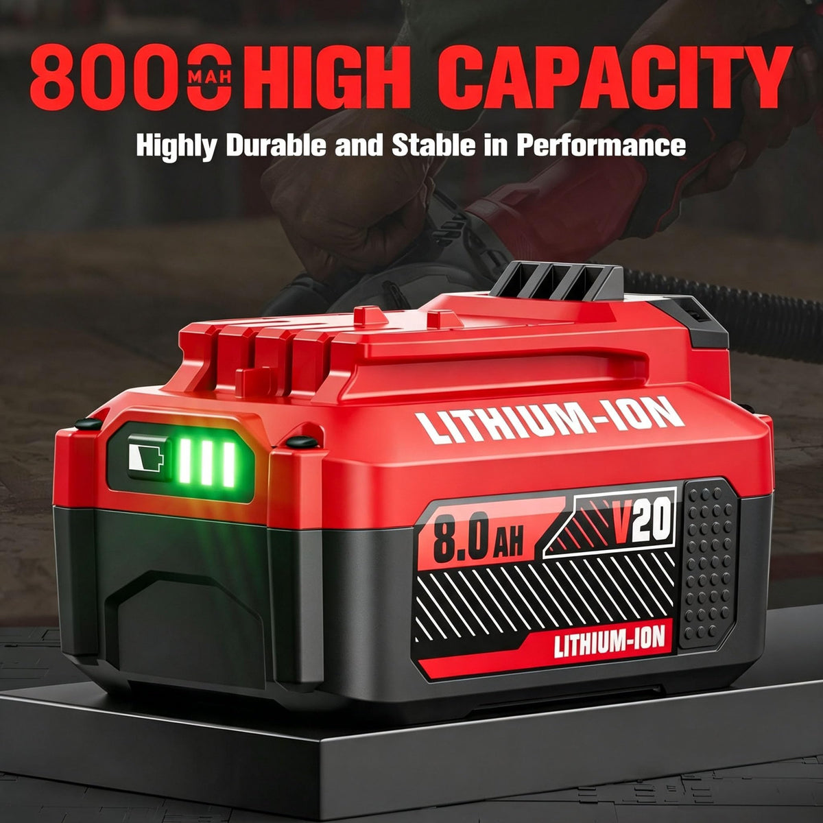 20V Lithium Battery Replacement V197