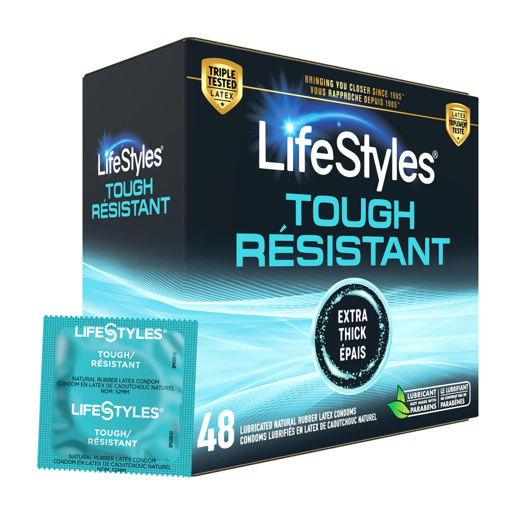 Natural Rubber Lubricated Condoms 48 Count T112