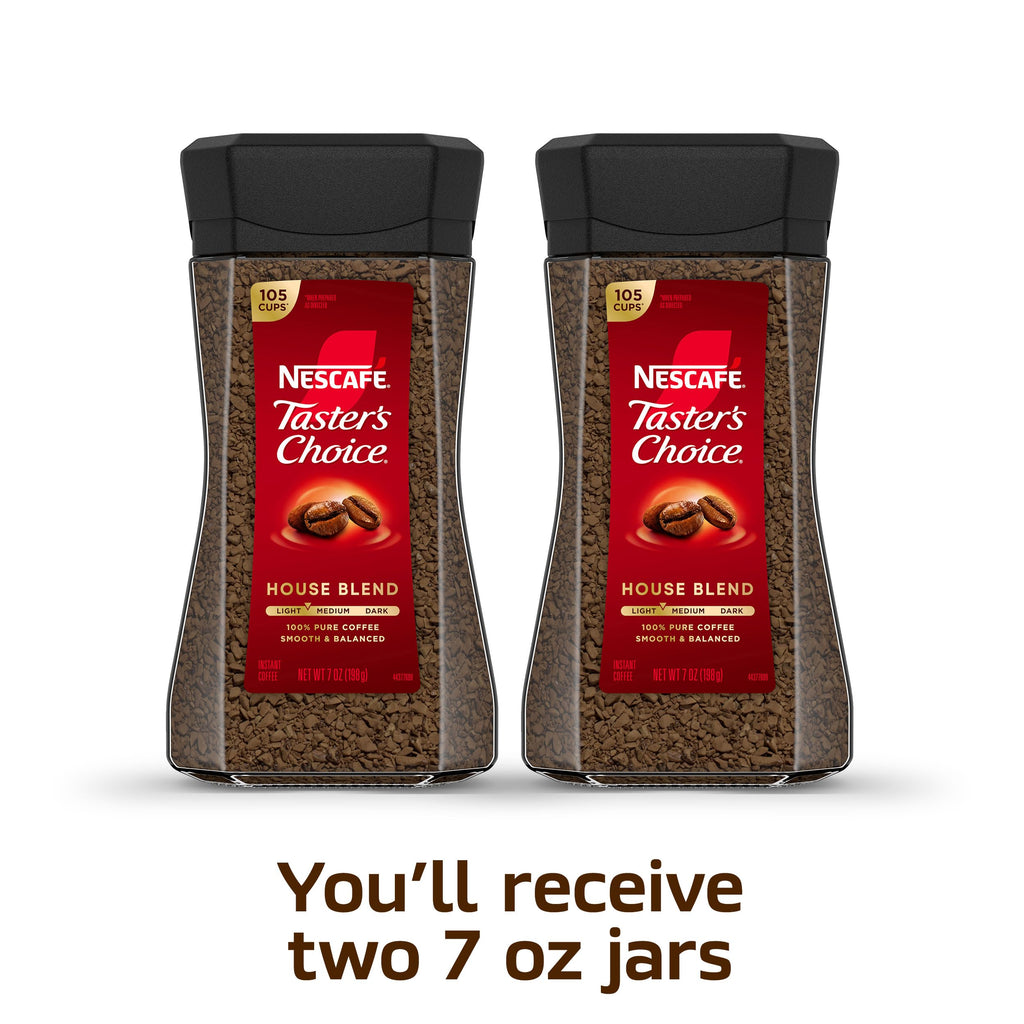 Instant Coffee Light Medium Roast 2 Jars 7 Oz Each B74941