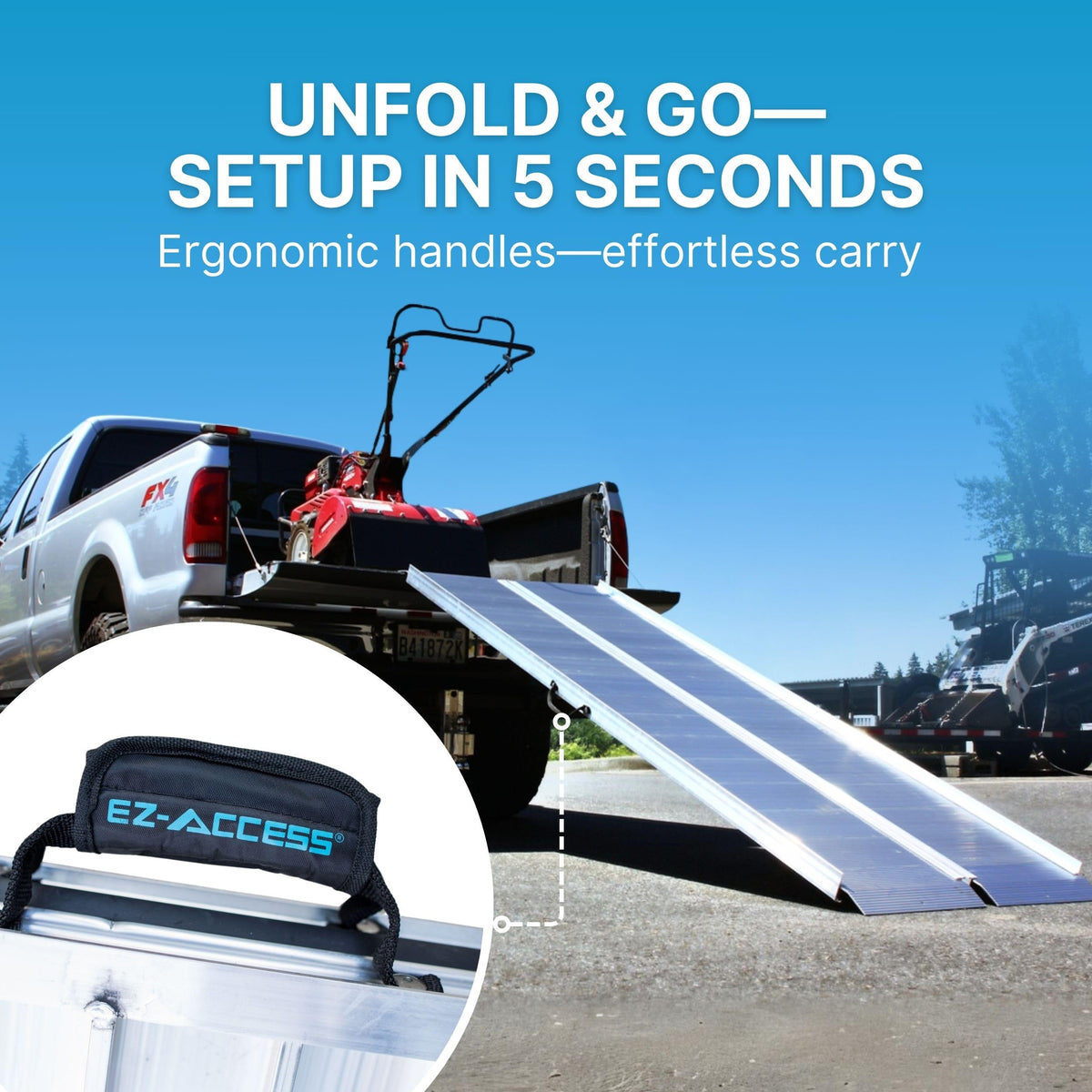 Aluminum Singlefold Folding Ramp Z27927