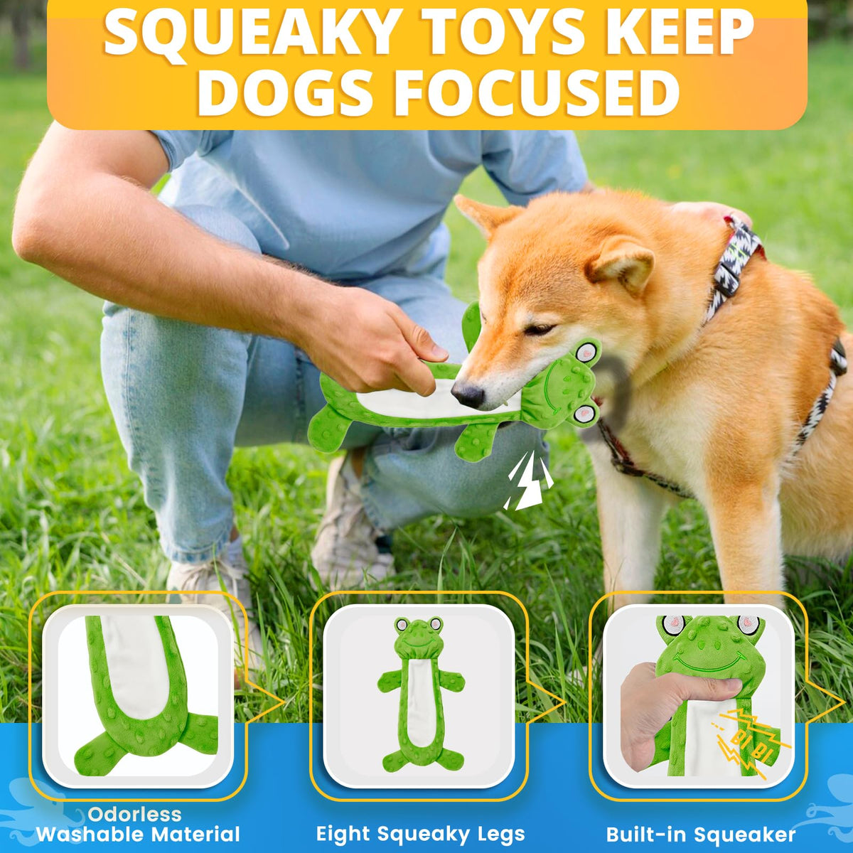 8 Pack Puppy Chew Toys with Squeaky Plush Rope and Ball R2453