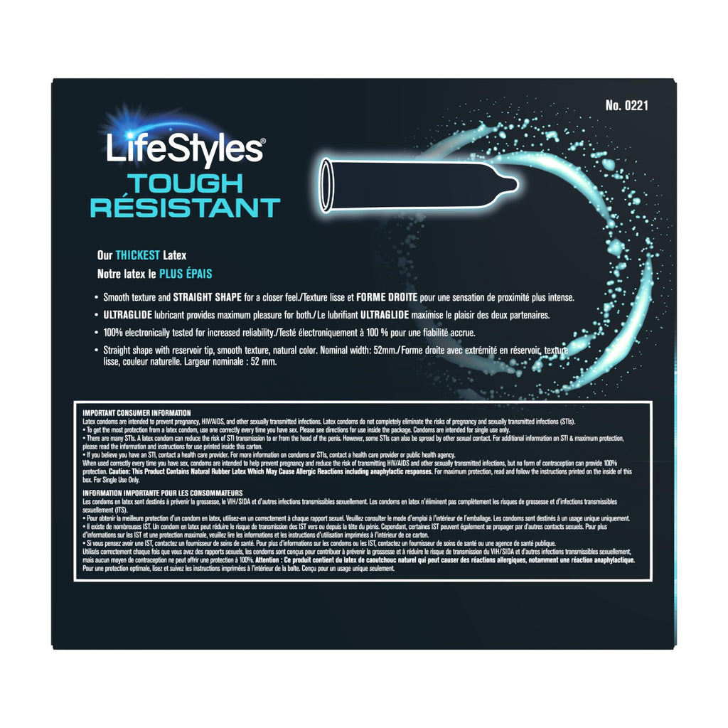 Natural Rubber Lubricated Condoms 48 Count T112