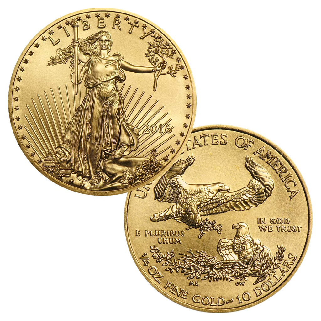 1/4 oz Gold American Eagle Coin Brilliant Uncirculated E368417