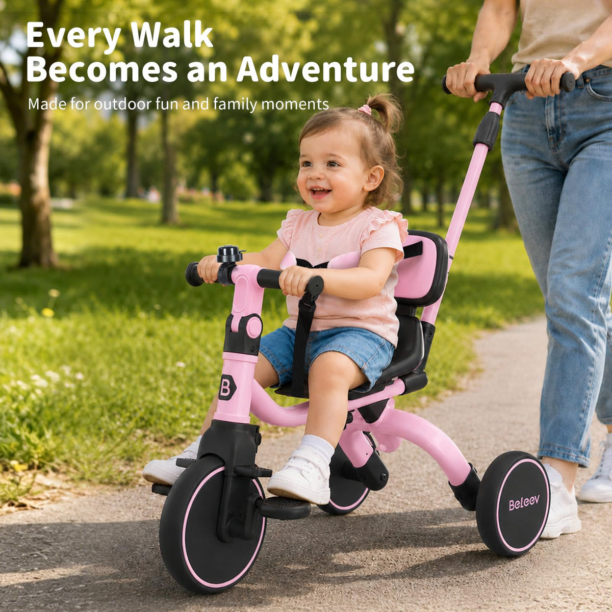 5 in 1 Toddler Tricycle & Balance Bike L6838