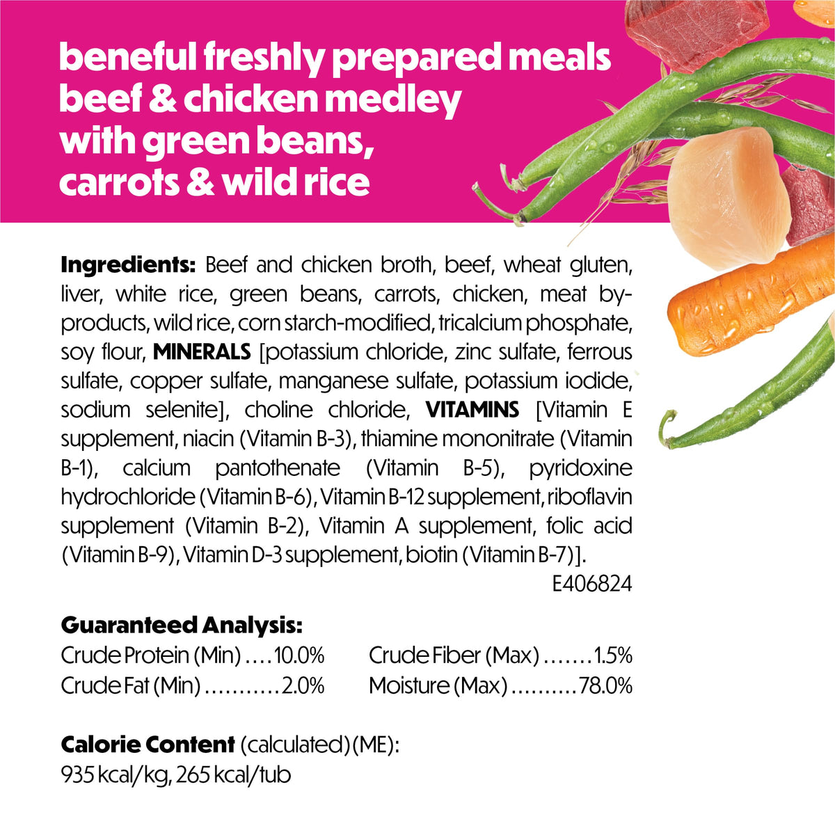Beef & Chicken Dog Food 8 x 10 oz N88382
