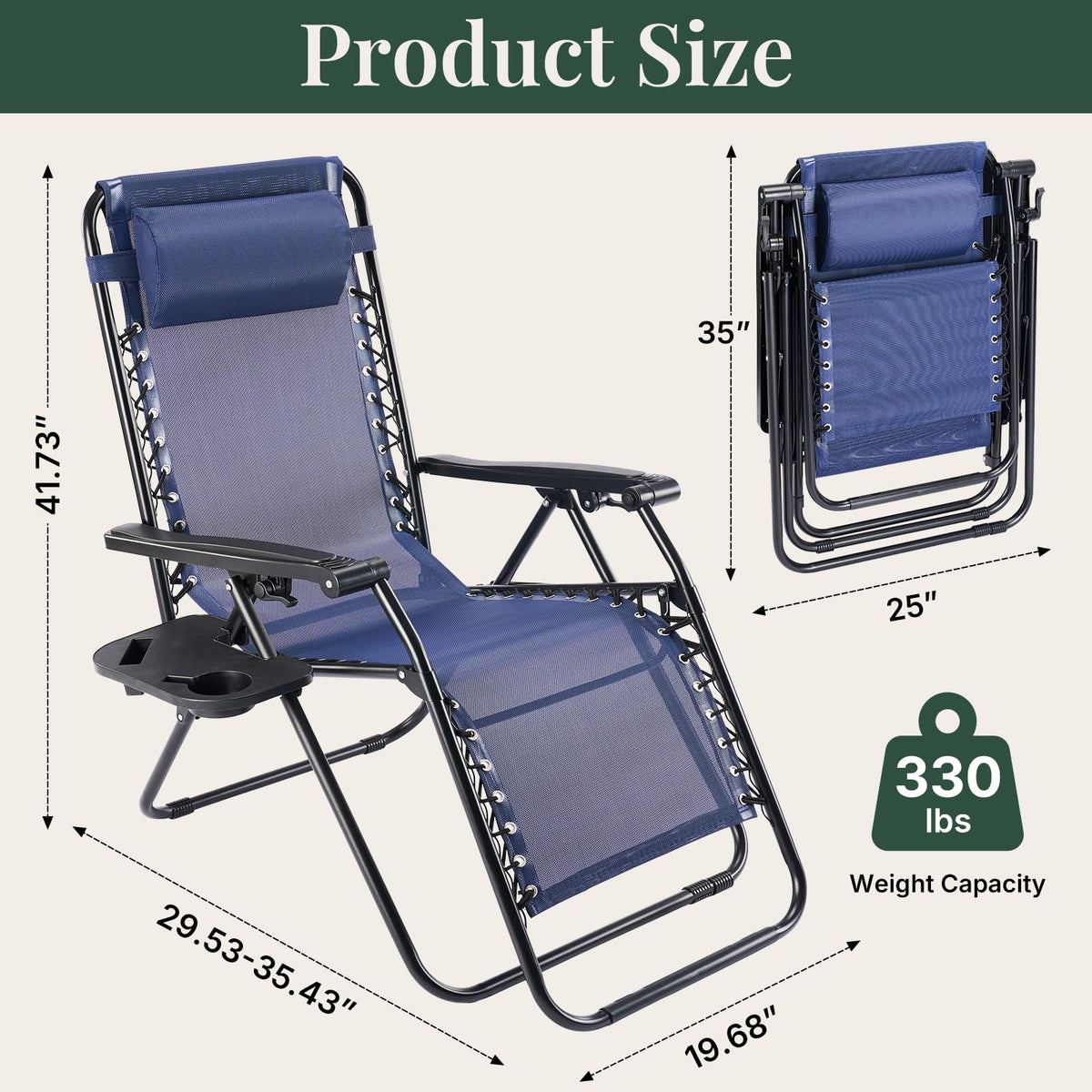 Zero Gravity Chairs Set of 2 W214873