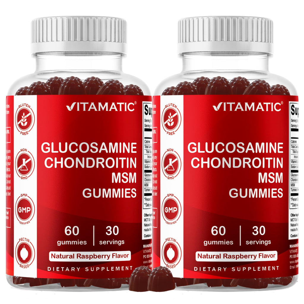 Glucosamine Chondroitin with MSM 60 Gummies 2 Pack F742554