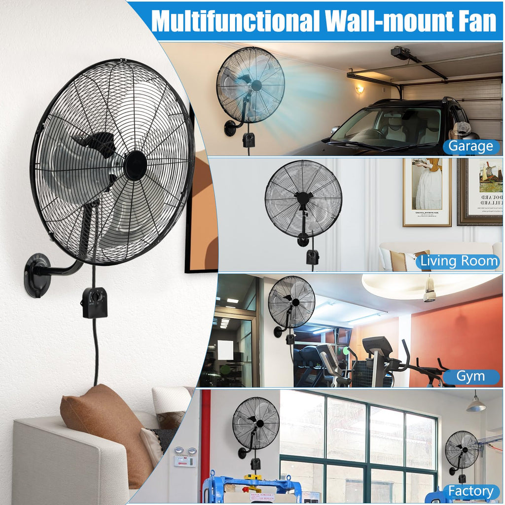 20 Inch Oscillating Wall Fan E399196