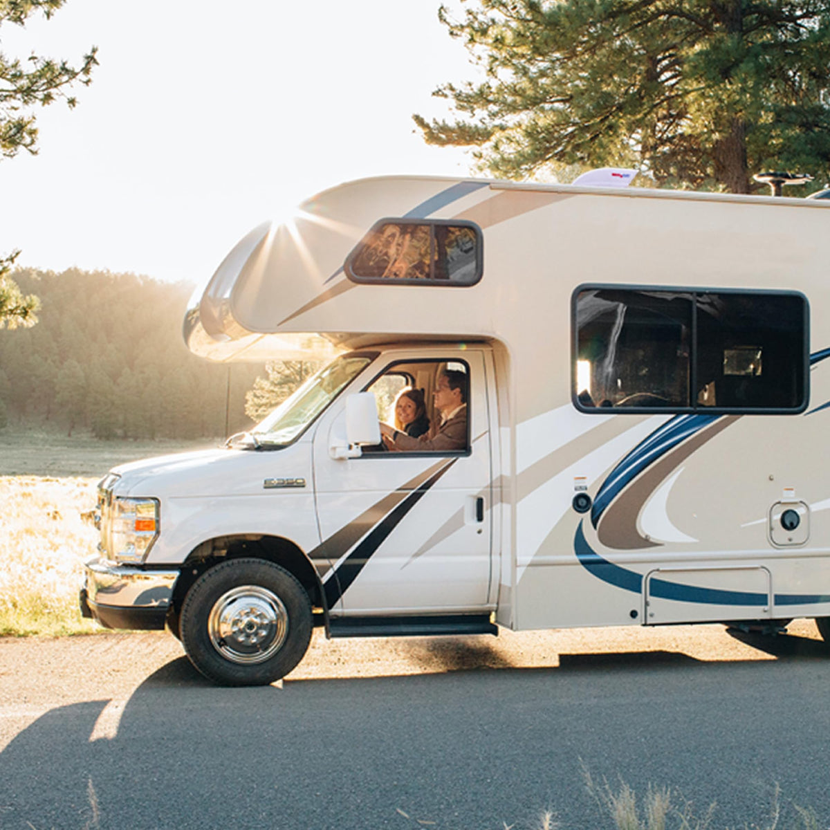 White RV Roof Vent Cover G1173