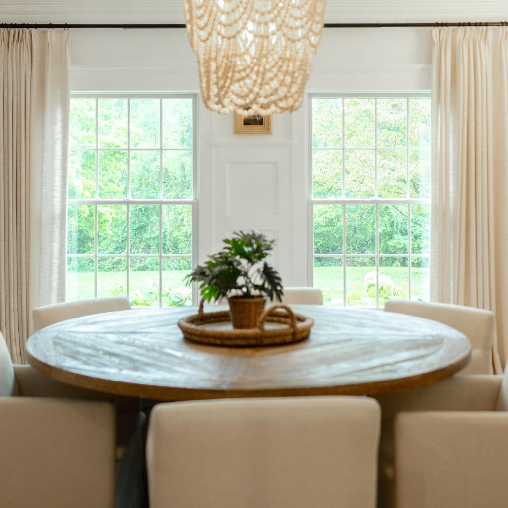 Linen Pinch Pleated Blackout Curtain 1 Panel R732036
