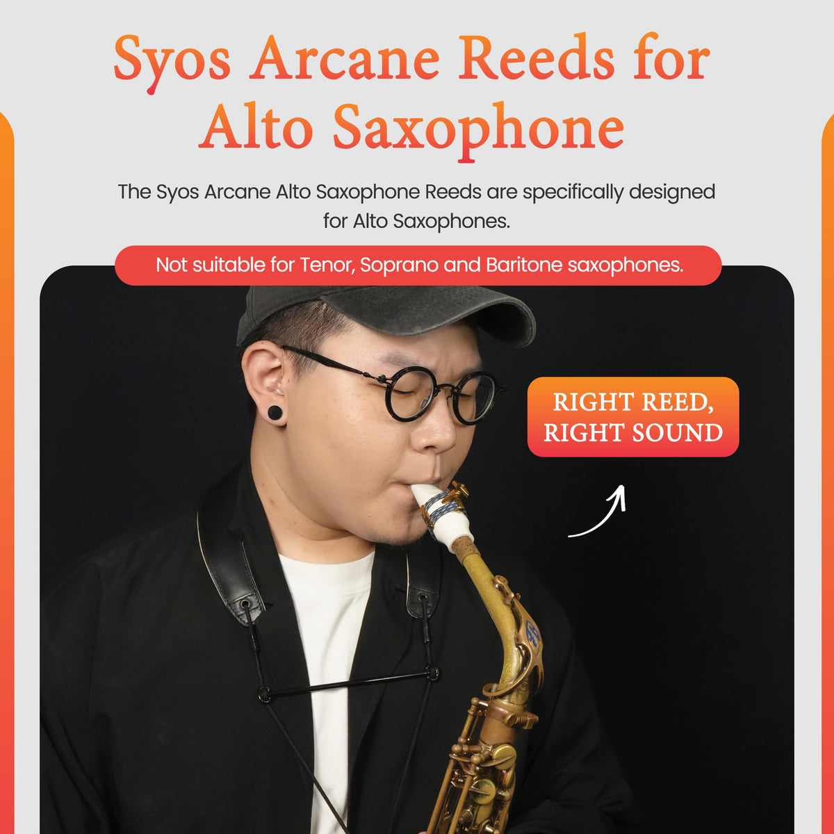 Alto Saxophone Reeds 2.5 French Cane Box of 5 K324650