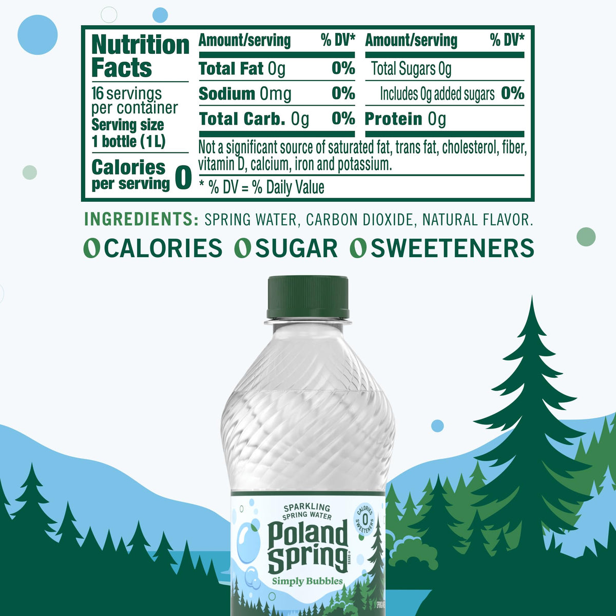 Sparkling Bottled Water 16.9 Fl Oz 8 Pack T19336