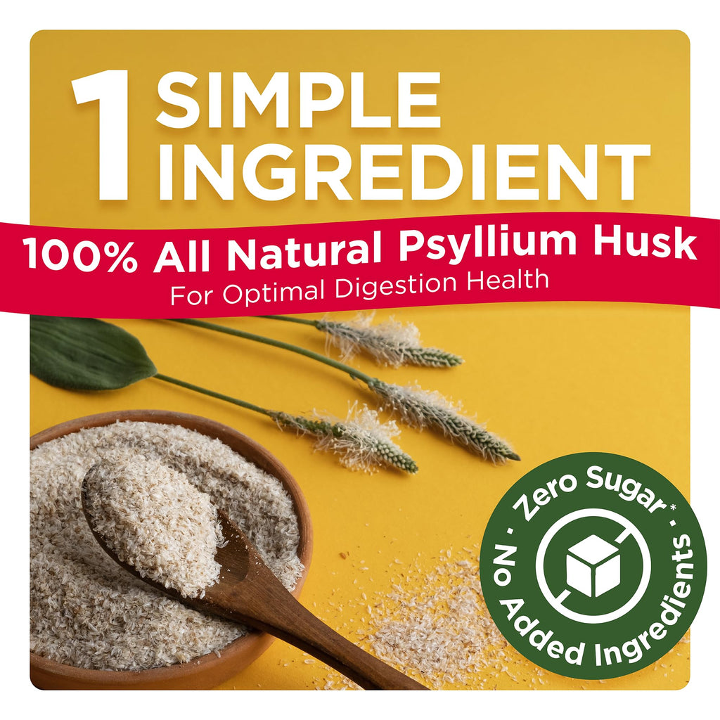Natural Unflavored Psyllium Fiber Powder W95892