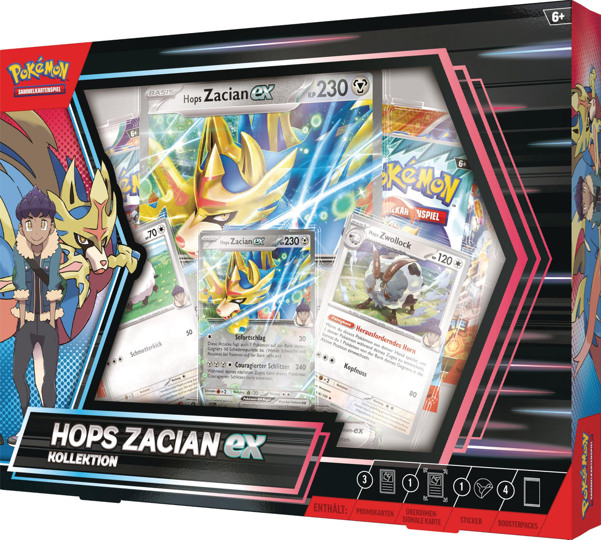 Trading Card Game 3 Holographic Promo Cards 1 Oversized Holographic Card 4 Booster Packs D830
