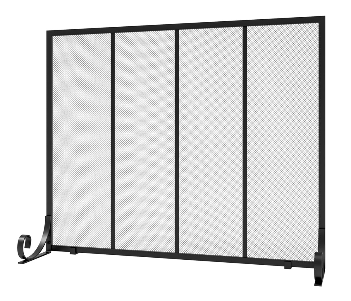 Wrought Iron Fireplace Screen W5849