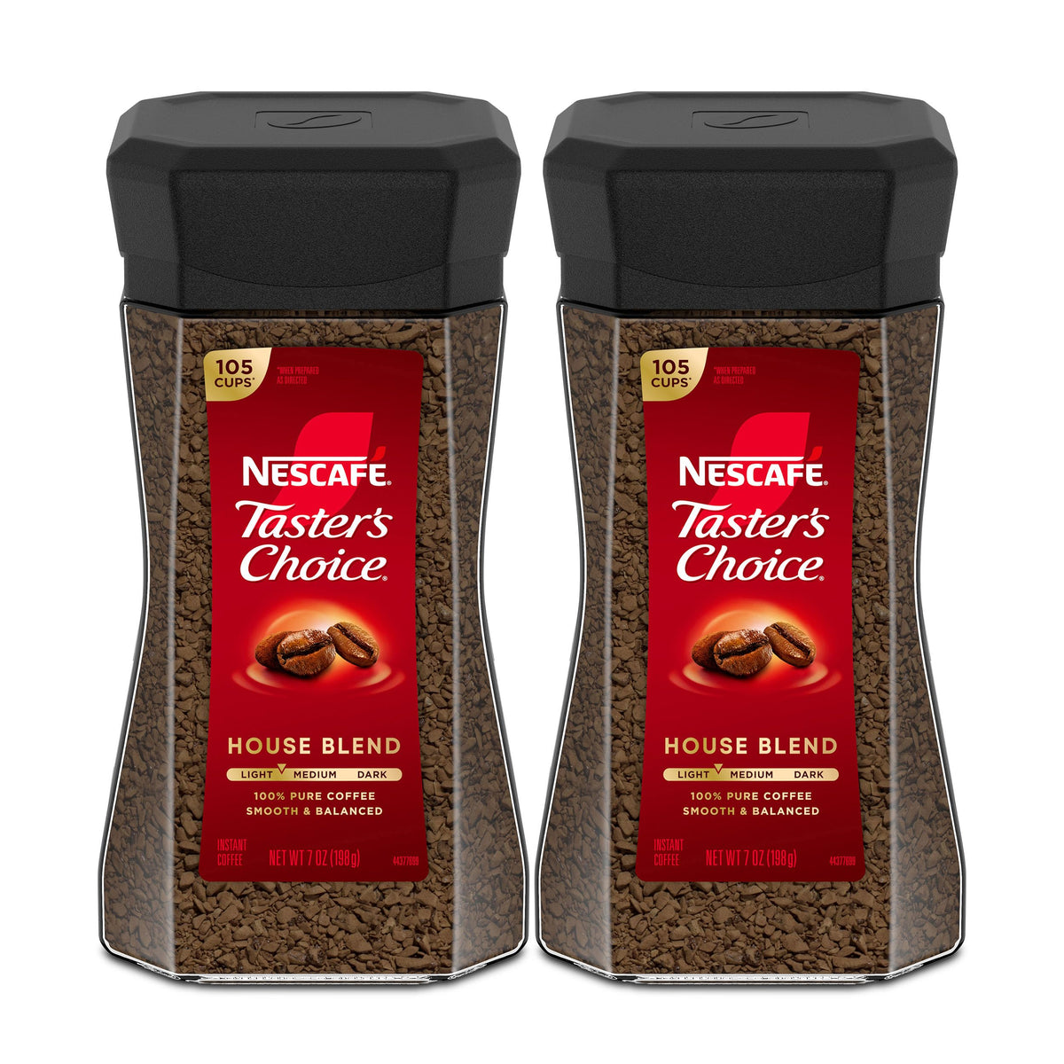 Instant Coffee Light Medium Roast 2 Jars 7 Oz Each B74941