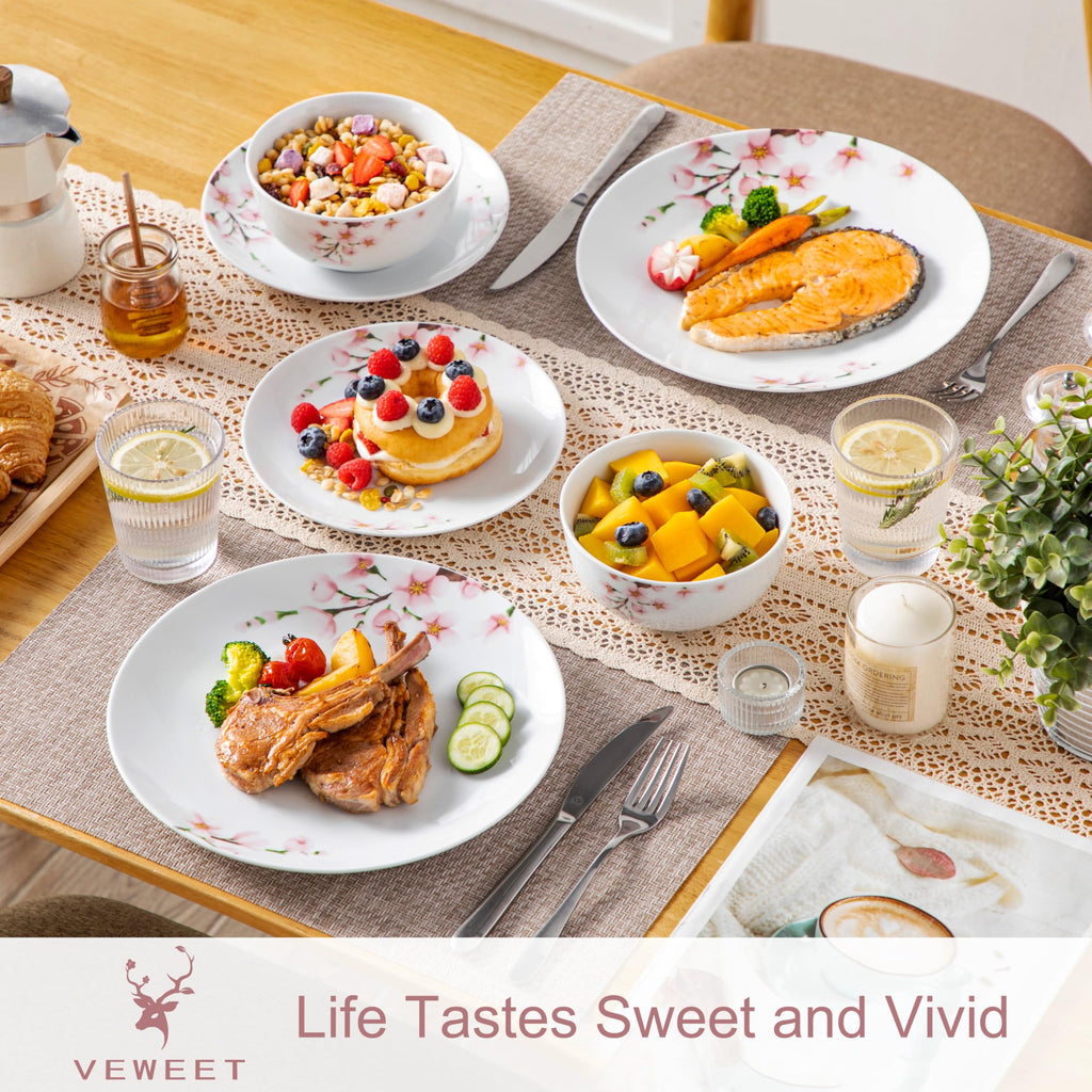 Porcelain 12 Piece Dinnerware Set E3301